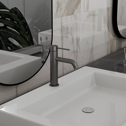 Смеситель для раковины Vincea City VBF-2C1GM Смеситель для раковины Vincea City VBF-2C1GM