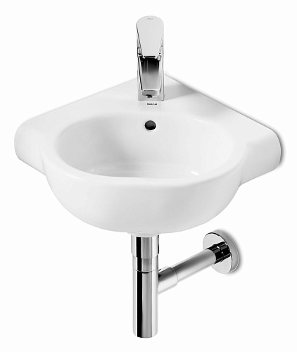 Раковина угловая Roca Meridian 32724C000 купить недорого в интернет-магазине Керамос