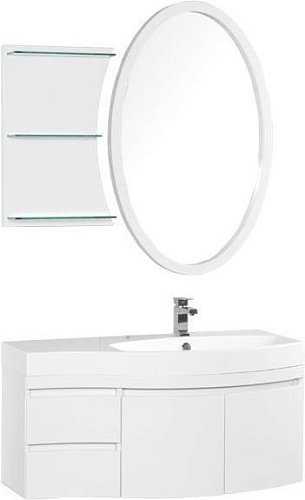 Комплект мебели Aquanet 00169418 Опера для ванной комнаты, белый купить недорого в интернет-магазине Керамос