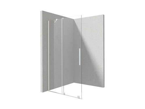 Душевое ограждение Deante KTJ_A32R Prizma раздвижное 120х195 см, Total White/Bianco (белый)