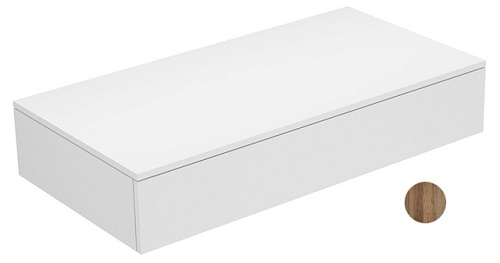 Тумба Keuco 31750680000 Edition 400 боковая 105х53.5 см, орех/орех купить недорого в интернет-магазине Керамос