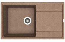 Мойка для кухни Florentina 20.130.D0860.105 Липси 86х51 см, с крылом, коричневая