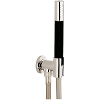Душевой гарнитур Cisal DS0188132B  Shower ручная лейка,шланг 150 см,вывод с держателем, цвет никель полированный