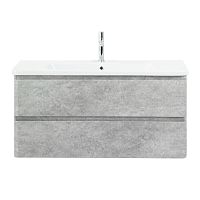 База BelBagno ALBANO-CER-1050-2C-SO-RVB под раковину 102х44 см, подвесная, Rovere Vintage Bianco (белый дуб Vintage)