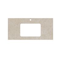 Столешница Kerama Marazzi PL3.DD590500R\100 Plaza для раковин, встраиваемых снизу, 100 см, Про Лаймстоун АТ/темно-бежевый Столешница Kerama Marazzi PL3.DD590500R\100 Plaza для раковин, встраиваемых снизу, 100 см, Про Лаймстоун АТ/темно-бежевый