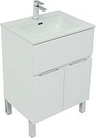 Тумба с раковиной Aquanet 00274130 Алвита New, 61х47 см, белая