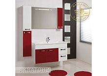 Комплект мебели Акватон Диор 120 (1A110601DR940) бордо темный