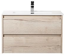 База BelBagno KRAFT-1000-2C-SO-RGB под раковину 100х46 см, подвесная, Rovere Galifax Bianco (белый дуб Galifax)