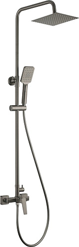 Душевая система Deante NQL_D4XM Blur со смесителем, Titanium (титан) Душевая система Deante NQL_D4XM Blur со смесителем, Titanium (титан)