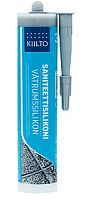 Герметик силиконовый Kiilto Saniteettisilikoni SANITEETTISILIKONI №41 средне-серый 310мл