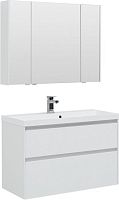 Комплект мебели Aquanet 00240468 Гласс для ванной комнаты, белый