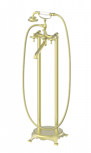 Смеситель для ванны, напольный Wonzon & Woghand  WW-88649020-BG