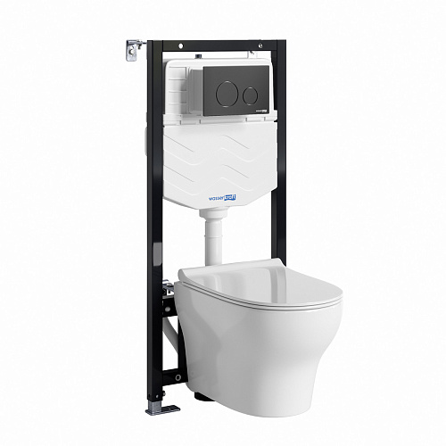 Система инсталляции WasserKRAFT ALLER 10TLT.010.ME.MB02.H001