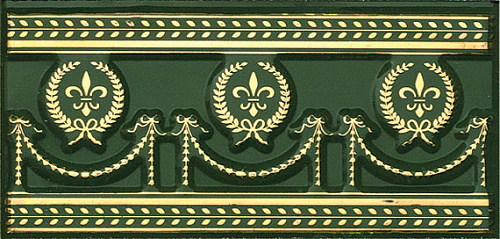 Декор Ape Capricho De Los Zares AnastasiaVerdeBotella 9.2x20 снят с производства