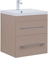 Тумба под раковину Aquanet 00304536 Верона подвесная, 58х48 см, коричневая