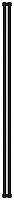Радиатор Сунержа 31-0301-1802 Эстет-1 отопительный н/ж 1800х90 мм/ 2 секции, матовый черный