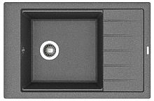 Мойка для кухни Florentina 20.275.D0780.102 Липси 78х51 см, с крылом, черная