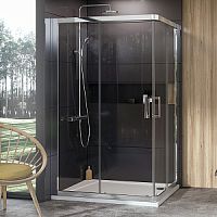 Душевая дверь Ravak 1ZJG0C00Z1 10RV2K-120 раздвижная 10°, хром + транспарент