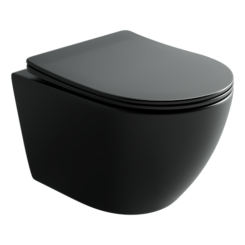 Унитаз подвесной с сиденьем Ceramica Nova UNO CN11001TMB