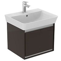 Тумба Ideal Standard E0844VY Connect Air для раковины 55х40 см, подвесная, Matt Dark Brown + Matt White (темно-коричневый матовый + белый матовый) Тумба Ideal Standard E0844VY Connect Air для раковины 55х40 см, подвесная, Matt Dark Brown + Matt White (темно-коричневый матовый + белый матовый)