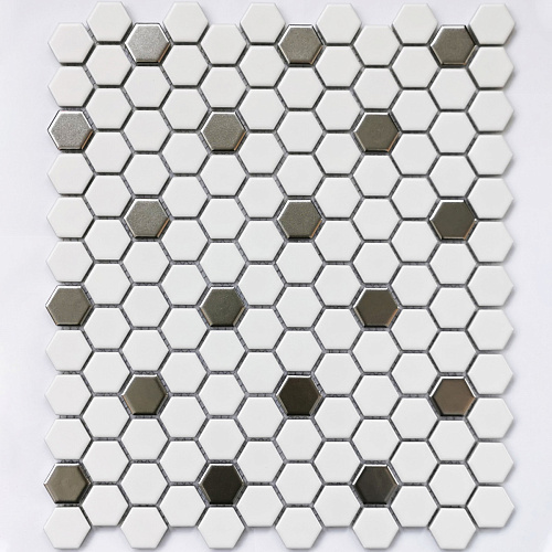 Мозаика Bonaparte Керамическая мозаика Babylon Silver (matt) купить недорого в интернет-магазине Керамос