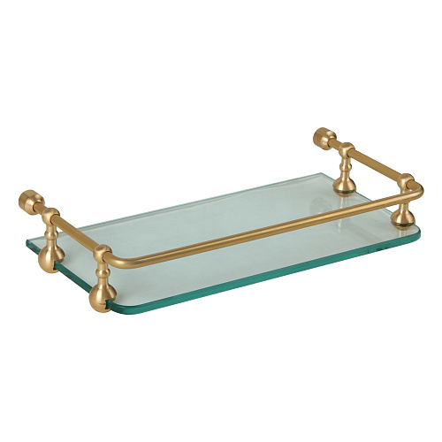 Полка Migliore 21998 Complementi с галереей, стекло/бронза - купить в Санкт-Петербурге, цена на Полка Migliore 21998 Complementi с галереей, стекло/бронза в интернет-магазине Керамос Полка Migliore 21998 Complementi с галереей, стекло/бронза купить недорого в интернет-магазине Керамос