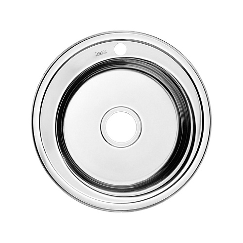 Мойка IDDIS, SUN50S0i77 Suno нержавеющая сталь, шелк, D50.5 см, сатин снят с производства