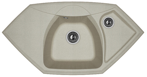 Мойка для кухни Florentina 20.150.D0980.305 Сардиния 98х51 см, с крылом, серая снят с производства