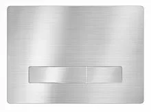 Смывная клавиша KKPol 350/PSM/005-00-00 Vitrum Metal для инсталляции Slim, нержавеющая сталь