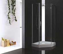 Душевой уголок Cezares BERGAMO BERGAMO-P-1-100-C-Cr-R-IV (BERGAMO-W-P-1-100-C-Cr-R-IV)