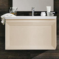 База подвесная Eban FBSPA080-PG*0 pergamon Paola 80, 80*47*h48.5 см, с 1 выдв.+1внутр. ящиками, без ручек, доводчики Blum, цвет pergamon