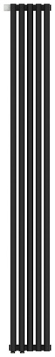 Радиатор Сунержа 15-0310-1805 Эстет-1 отопительный н/ж EU50 левый 1800х225 мм/ 5 секций, муар темный титан