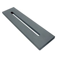 Полка для ванн Excellent LEVEL серая