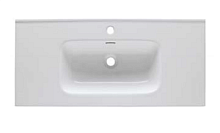 Eban FPLSL101-B*1  Slim Раковина керамическая для мебели Paola/Chiara/Pamela/Ingrid 101х46,5х27 см, с 1 отв под смеситель, цвет белый