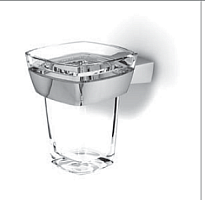 Gattoni 0445/ABC0  Boomerang Подвесной стакан  прозрачный , цвет держателя: хром