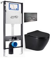 Комплект: Унитаз, Инсталляция, Кнопка смыва Sapbox  SET.SBOX7262B.2252