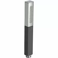 Ручной душ Jacob Delafon 14788D-CP Square Shift Ellipse, хром,черный