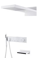 Встроенная душевая система 55х45х140 см Boheme ZODIAC 132-2-MW матовый белый