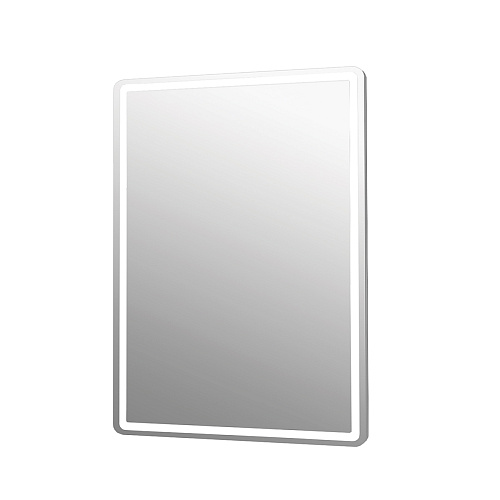 Зеркало Dreja 99.9021 Tiny, 50х70 см, без подсветки, белое купить недорого в интернет-магазине Керамос