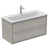 Тумба Ideal Standard E0821PS Connect Air для раковины 100х44 см, подвесная, Wood Light Grey + Matt White (светло-серое дерево + белый матовый) Тумба Ideal Standard E0821PS Connect Air для раковины 100х44 см, подвесная, Wood Light Grey + Matt White (светло-серое дерево + белый матовый)