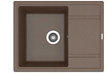 Мойка для кухни Florentina 20.125.C0650.303 Липси 65х51 см, с крылом, мокко