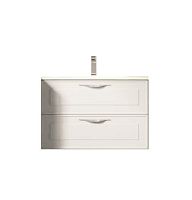 Тумба под раковину подвесная, с ящиками Blob srl DRESSY D4L265 Рolimerico Bianco Opaco DR001 Stock (exp)