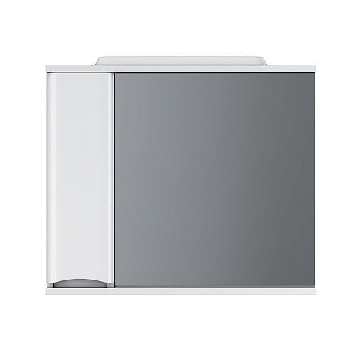 Зеркальный шкаф AM.PM M80MPL0801WG Like, 80х78 см, с подсветкой, левый, белый глянец купить недорого в интернет-магазине Керамос
