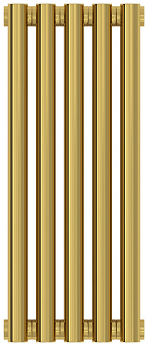 Радиатор Сунержа 03-0301-5005 Эстет-1 отопительный н/ж 500х225 мм/ 5 секций, золото