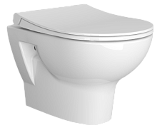 Унитаз Vitra 5795B003-6077 Zentrum подвесной 36.5х50 см с тонким сиденьем микролифт, белый Унитаз Vitra 5795B003-6077 Zentrum подвесной 36.5х50 см с тонким сиденьем микролифт, белый