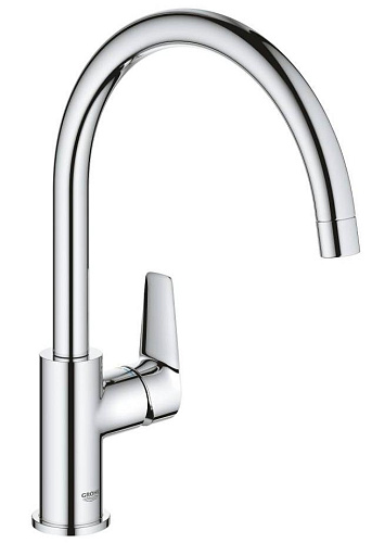 Смеситель Grohe 31367001 BauEdge для мойки, однорычажный, DN 15, хром