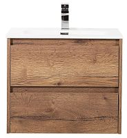 База BelBagno KRAFT-600-2C-SO-RT под раковину 60х46 см, подвесная, Rovere Tabacco (дуб табачный)