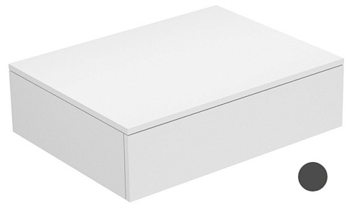 Тумба Keuco 31740390000 Edition 400 боковая 70х53.5 см, антрацит/антрацит купить недорого в интернет-магазине Керамос