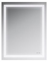 Зеркало AM.PM M91AMOX0551WG Gem, настенное с контурной LED-подсветкой, 55х70 см