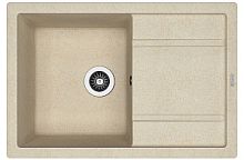 Мойка для кухни Florentina 20.160.D0760.104 Липси 76х51 см, с крылом, бежевая